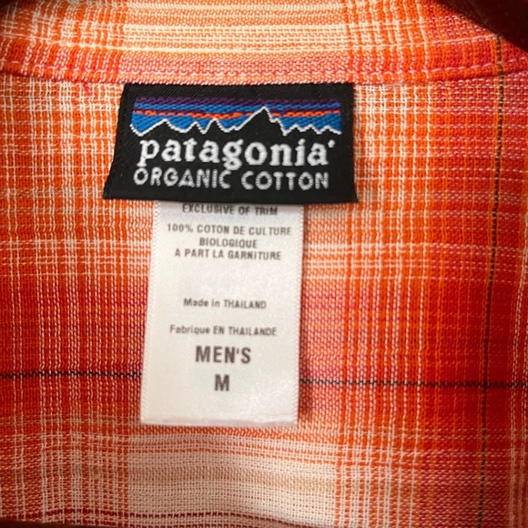 Mens Patagonia Organic Cotton Short Sleeve Button Up Shirt Medium - Picture 6 of 8